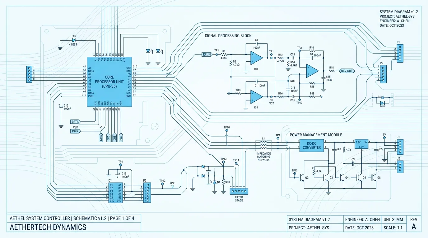 Industrial automation control system schematic — Geek Engineering Chicago